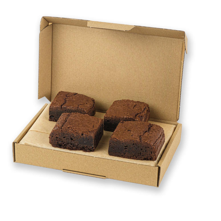 Original Chocolate Brownie | 6 stuks | Brownies Top Merken Winkel